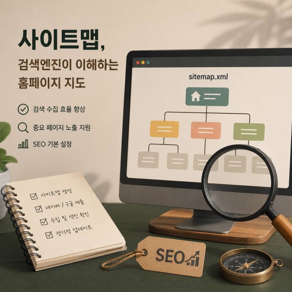 홈페이지 검색 수집을 돕는 사이트맵, 어떻게 관리해야 될까요? 대표 이미지