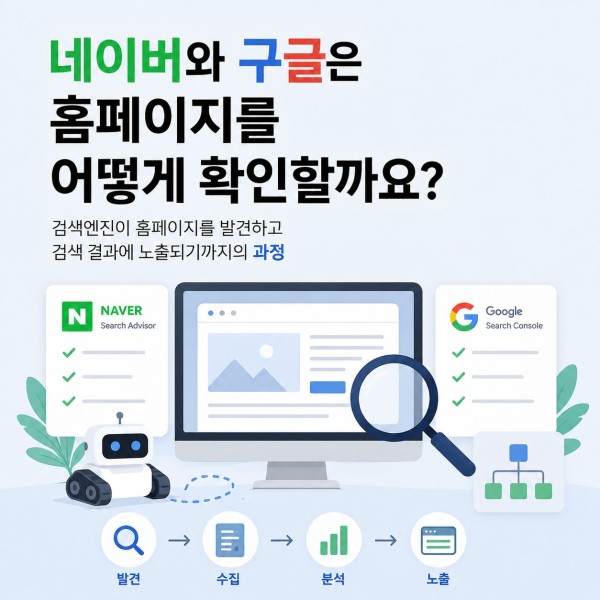 네이버와 구글이 홈페이지를 확인하는 방식에 대하여 대표 이미지