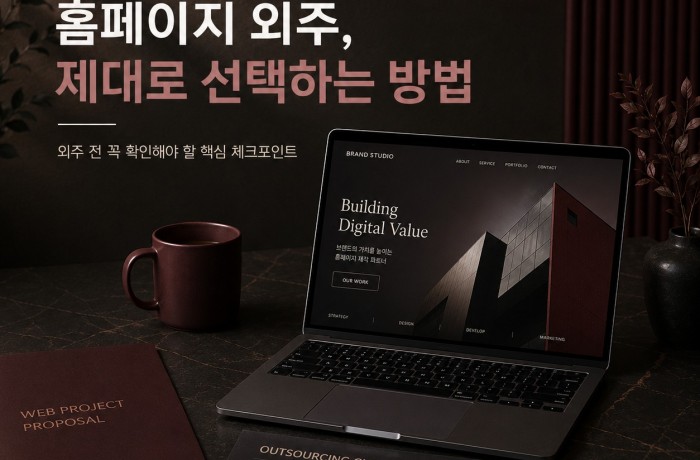 홈페이지 외주 업체를 고민 중이시라면, 지금 확인해보세요