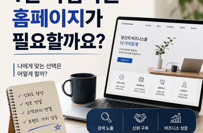 1인 사업자는 홈페이지가 꼭 필요할까요?